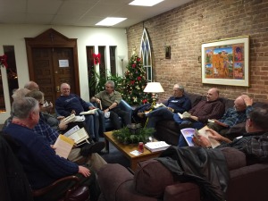 Book Club Meeting at the Dignity Center