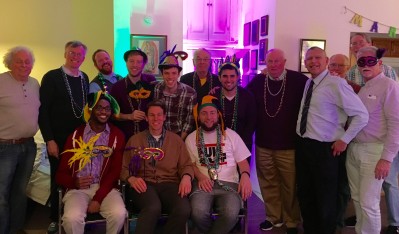 The YAG threw a Mardi Gras party for the D/W community!